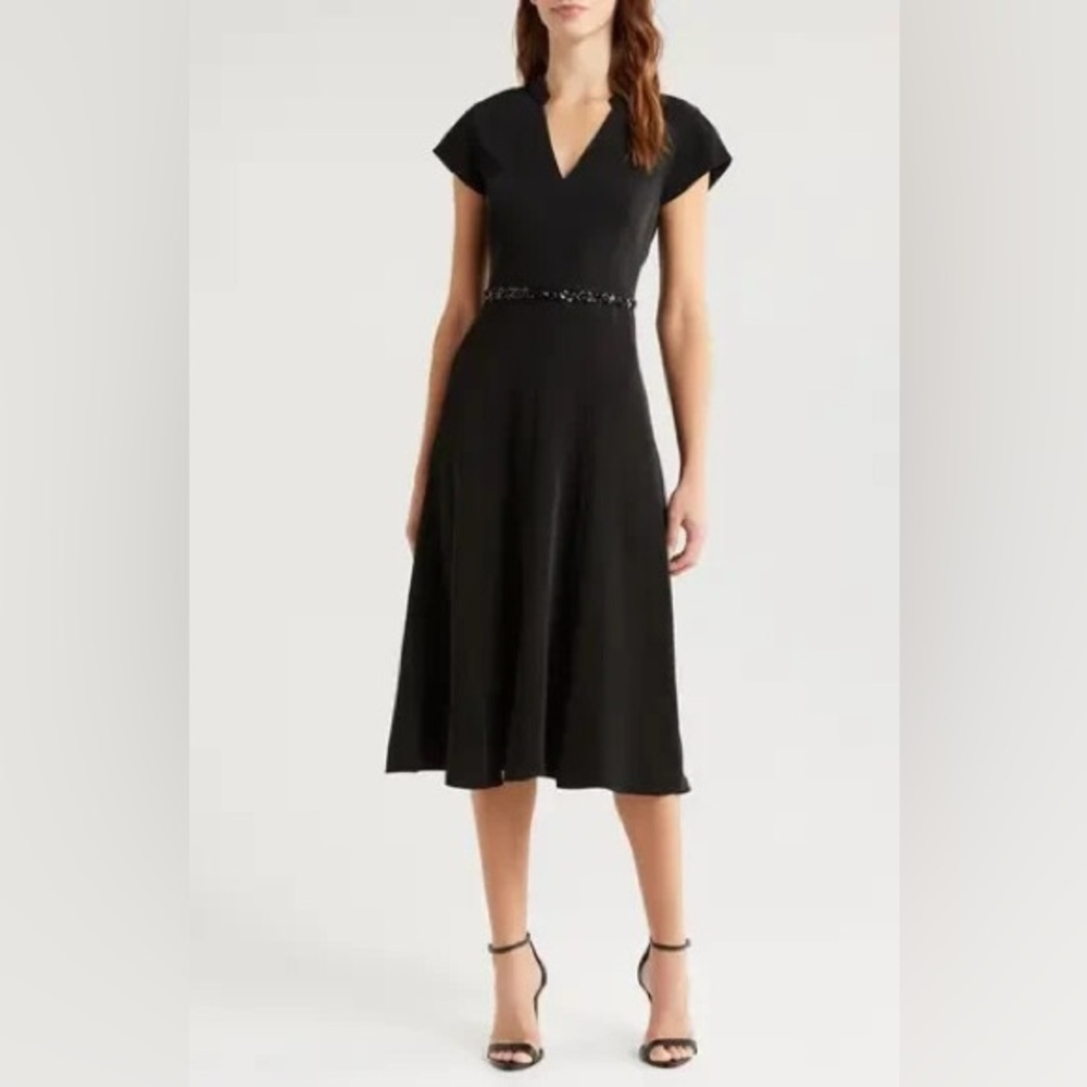 NWT Sachin & Babi Black Marian Sequin Midi
Dress Size 10